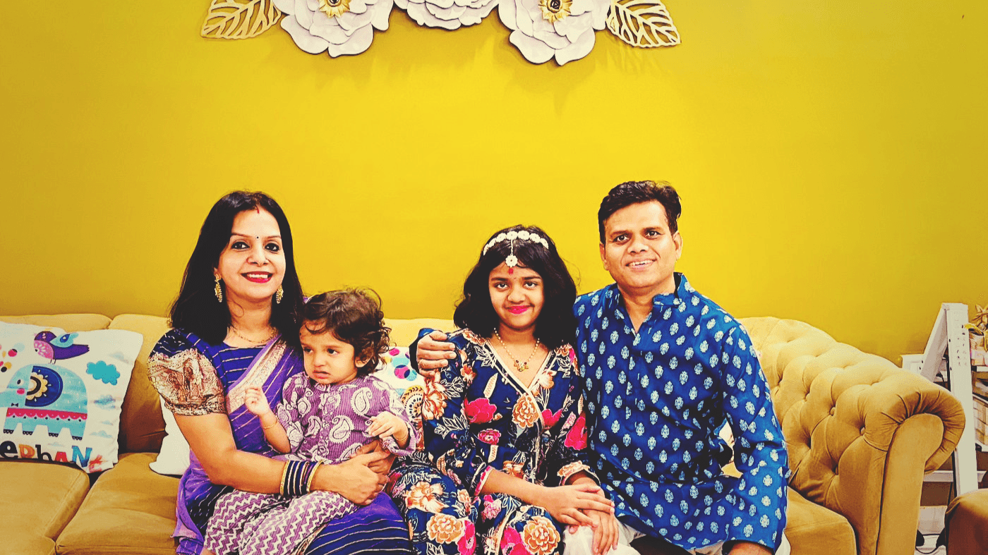 Diwali with family