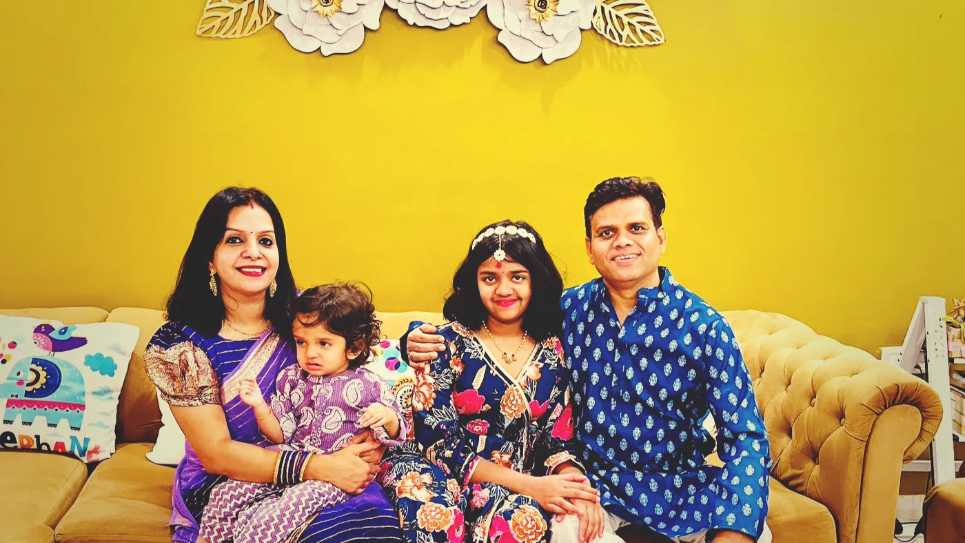 Diwali with family