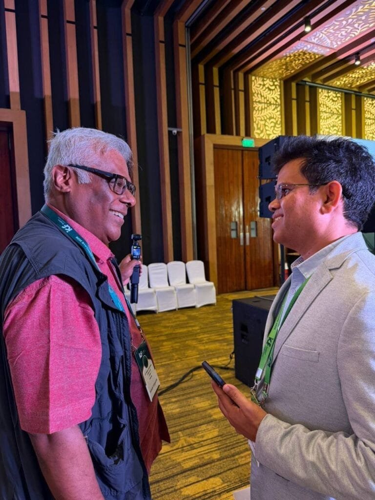 Vinit Kumar Singh with Ashish Vidyarthi at the ICF India Coaching Conclave 2026